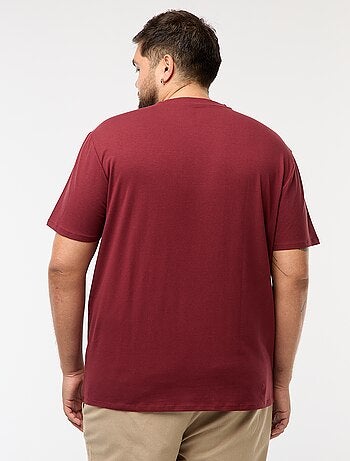 T-shirt uni manches courtes