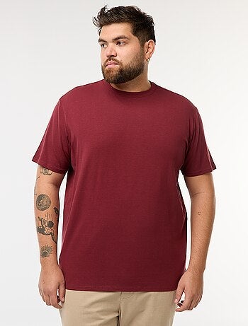 T-shirt uni manches courtes