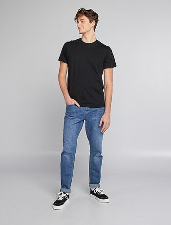 T-shirt uni pur coton +1m90