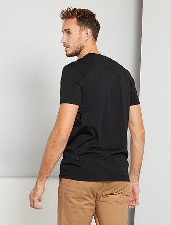 T-shirt uni pur coton +1m90