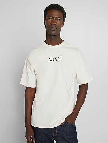 T-shirt 'Wild West' manches courtes