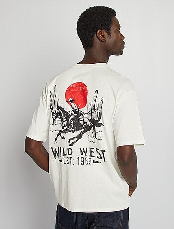 T-shirt 'Wild West' manches courtes