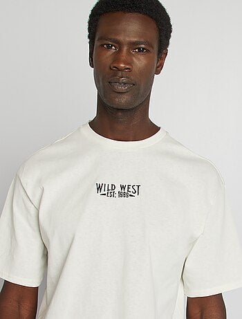 T-shirt 'Wild West' manches courtes