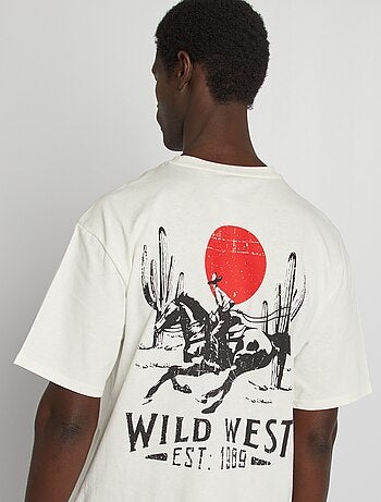 T-shirt 'Wild West' manches courtes