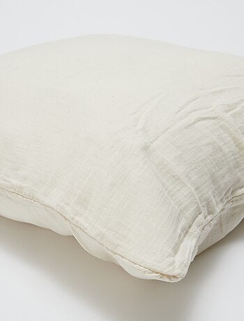 Taie d'oreiller gaze de coton - Kiabi Home