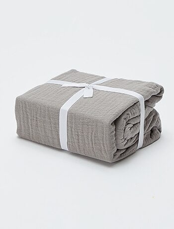 Taie d'oreiller gaze de coton 50 x 70 ou 63 x 63 cm - Kiabi Home
