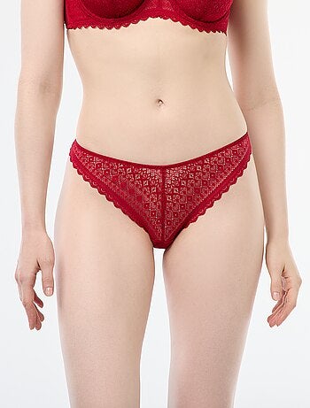 Tanga en dentelle