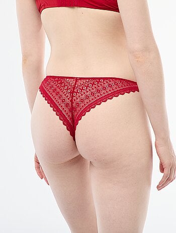 Tanga en dentelle