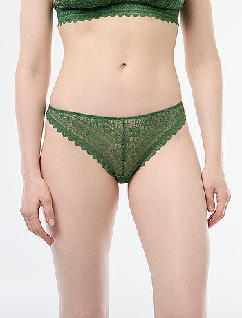 Tanga en dentelle