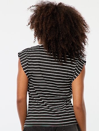 Tee-shirt à emmanchures larges
