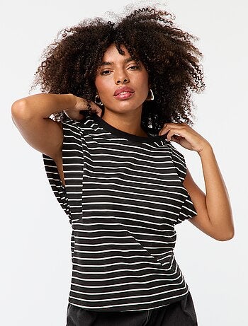 Tee-shirt à emmanchures larges