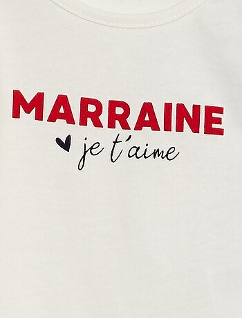 Tee-shirt à message