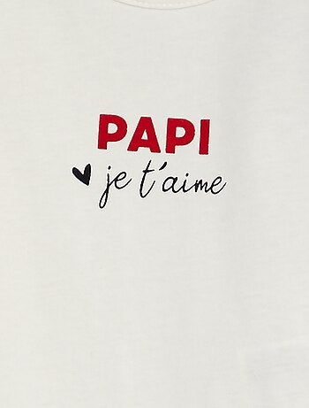 Tee-shirt à message