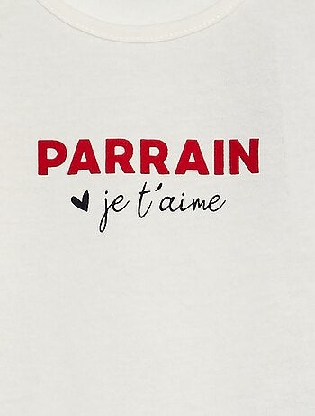 Tee-shirt à message