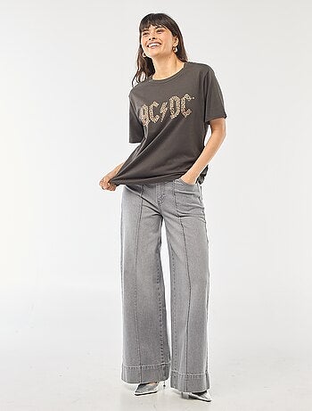 Tee-shirt 'AC/DC' à manches courtes