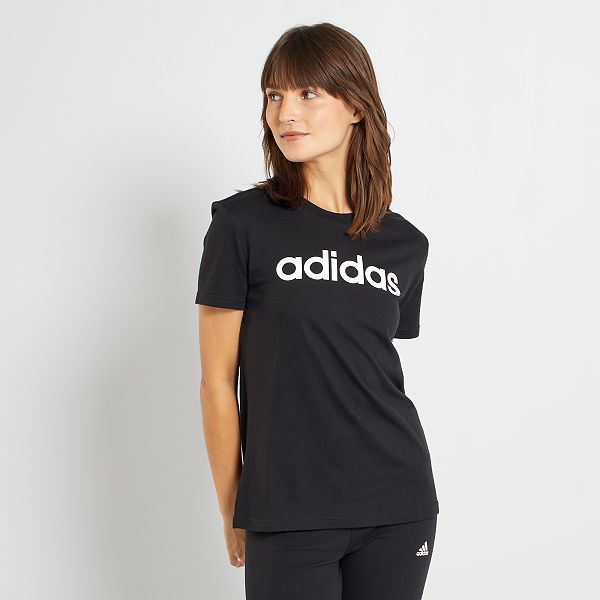 Tee-shirt 'adidas' femme - noir - Kiabi - 20,00€