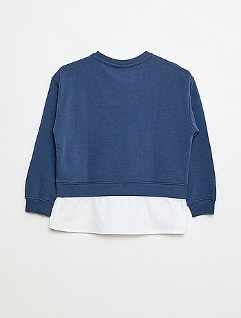 Tee-shirt chemise effet 2 en 1