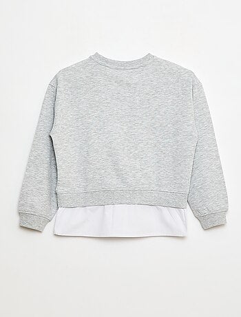 Tee-shirt chemise effet 2 en 1