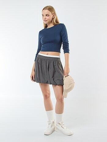 Tee-shirt cropped basique