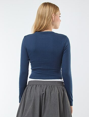 Tee-shirt cropped basique