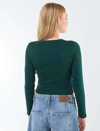 Tee-shirt cropped basique