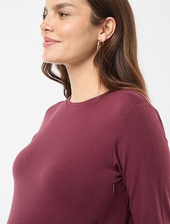 Tee-shirt d'allaitement basique