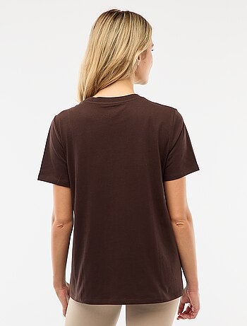 Tee-shirt d'allaitement imprimé à manches courtes