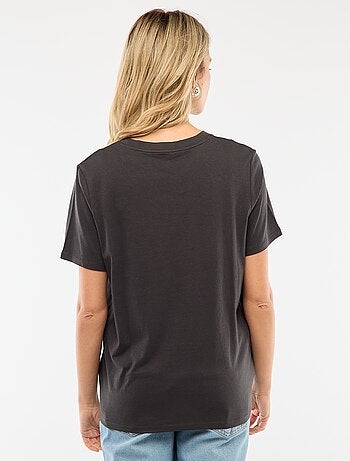 Tee-shirt d'allaitement imprimé à manches courtes