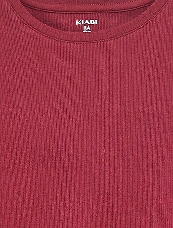 Tee-shirt en maille côtelée