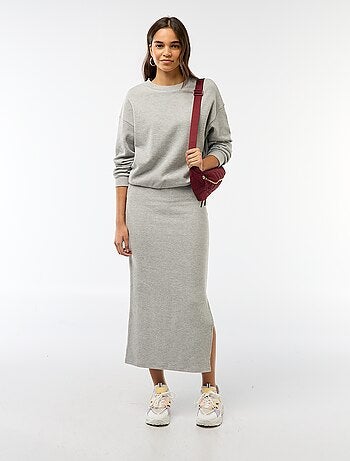 Tee-shirt en maille doudou épaisse