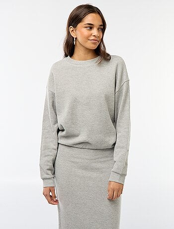 Tee-shirt en maille doudou épaisse