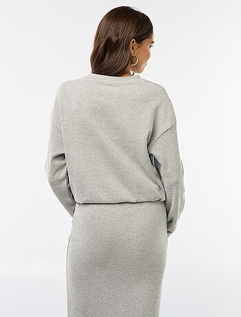 Tee-shirt en maille doudou épaisse