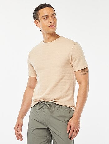 Tee-shirt en maille jacquard graphique