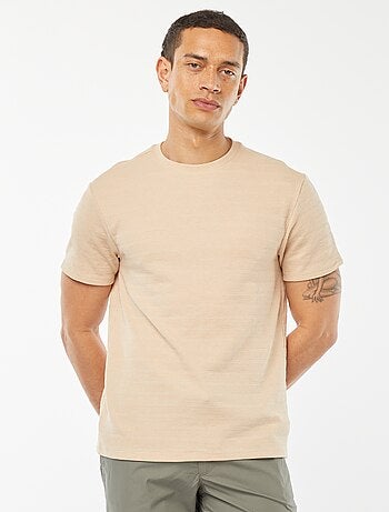 Tee-shirt en maille jacquard graphique