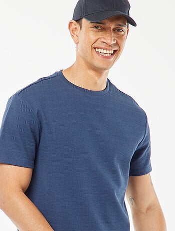 Tee-shirt en maille jacquard graphique