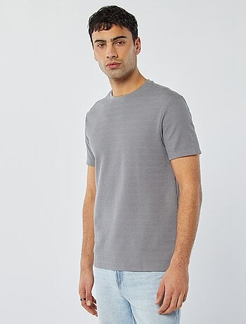 Tee-shirt en maille jacquard graphique