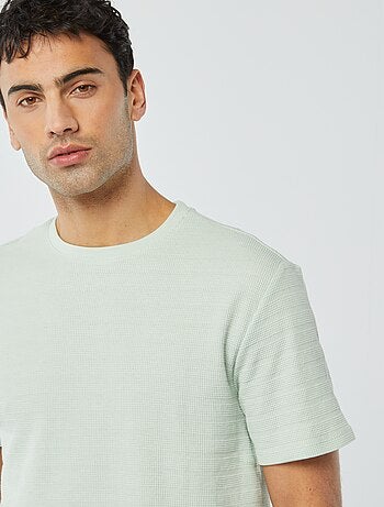 Tee-shirt en maille jacquard graphique