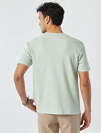 Tee-shirt en maille jacquard graphique