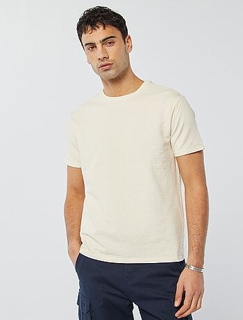Tee-shirt en seersucker