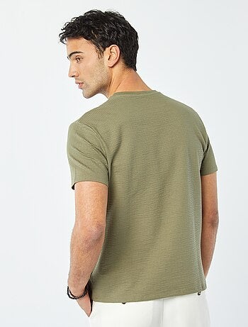 Tee-shirt en seersucker