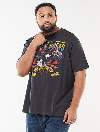 Tee-shirt 'Guns N' Roses' à manches courtes