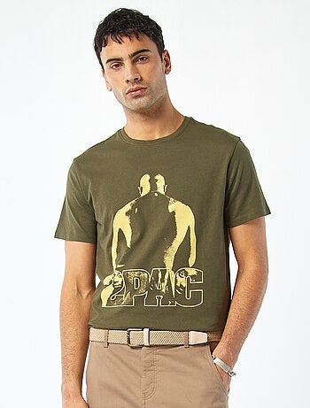 Tee-shirt imprimé '2Pac'