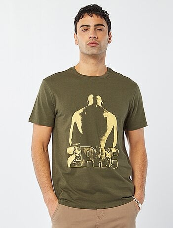 Tee-shirt imprimé '2Pac'