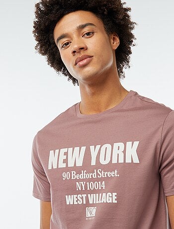 Tee-shirt imprimé à manches courtes