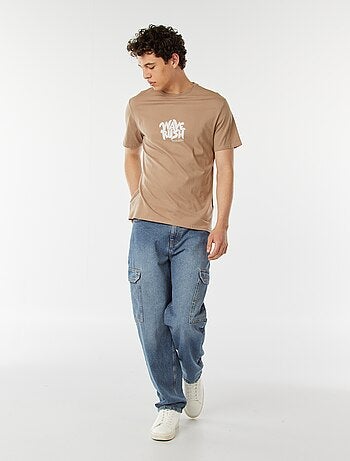 Tee-shirt imprimé à messages