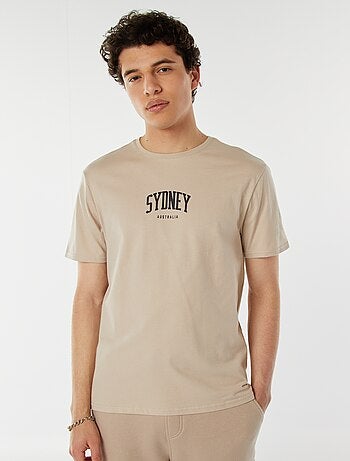 Tee-shirt imprimé à messages