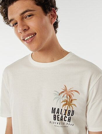 Tee-shirt imprimé à messages