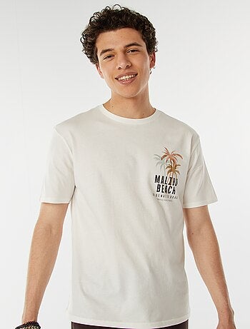 Tee-shirt imprimé à messages