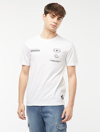 Tee-shirt imprimé à messages