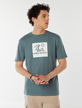 Tee-shirt imprimé à messages